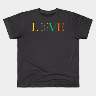 Love Climbing Wall Kids T-Shirt